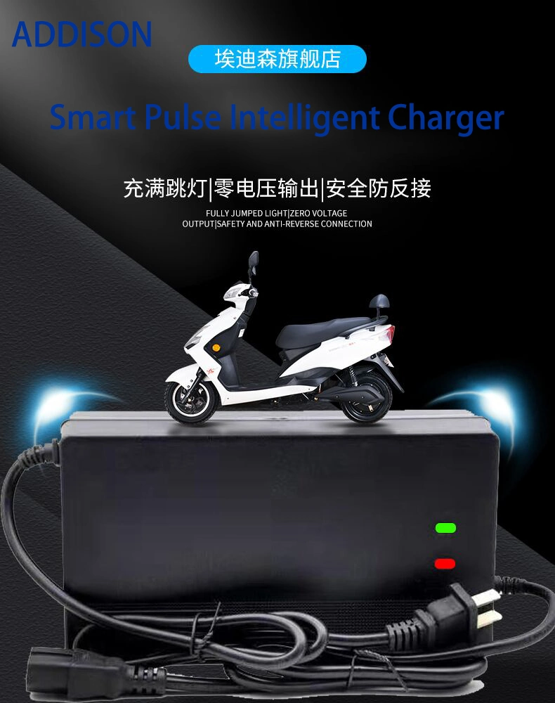 12V/24V/36V/48V/60V/72V Lead Acid Battery Charger 18650 Battery Charger SLA Solar Charger for Electric Scooter Batteries