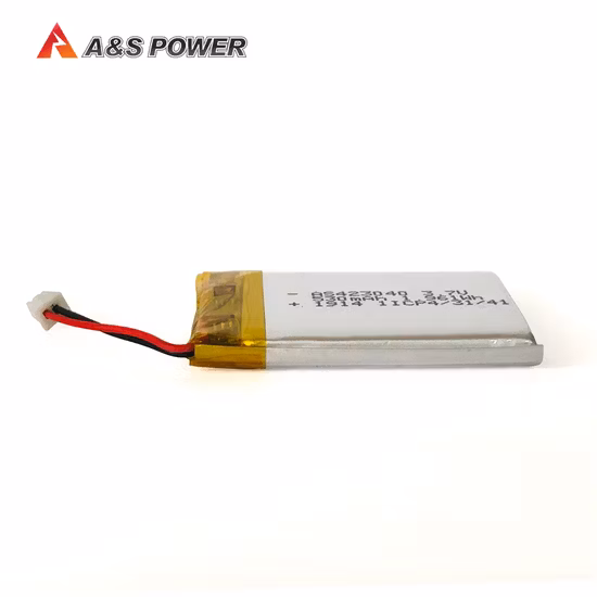 Batterie ultra mince 530mAh Li de Lipo de l'épaisseur 3.7V d'As423040 4mm