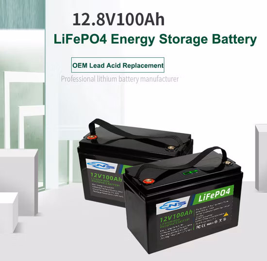 Batterie de remplacement au plomb rechargeable 12.8V 100Ah 1280wh LiFePO4
