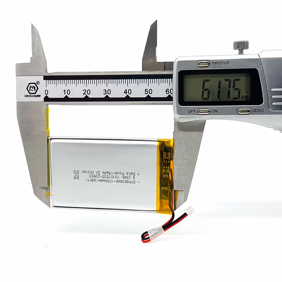 Kc certifié 1260110 batterie rechargeable au lithium polymère Lipo 3,7 V 10000 mAh